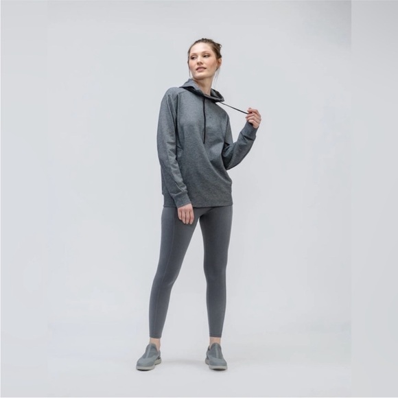 Ministry of Supply Gray Fusion Terry For All Hoodie Size XS NWT Unisex - Picture 3 of 10